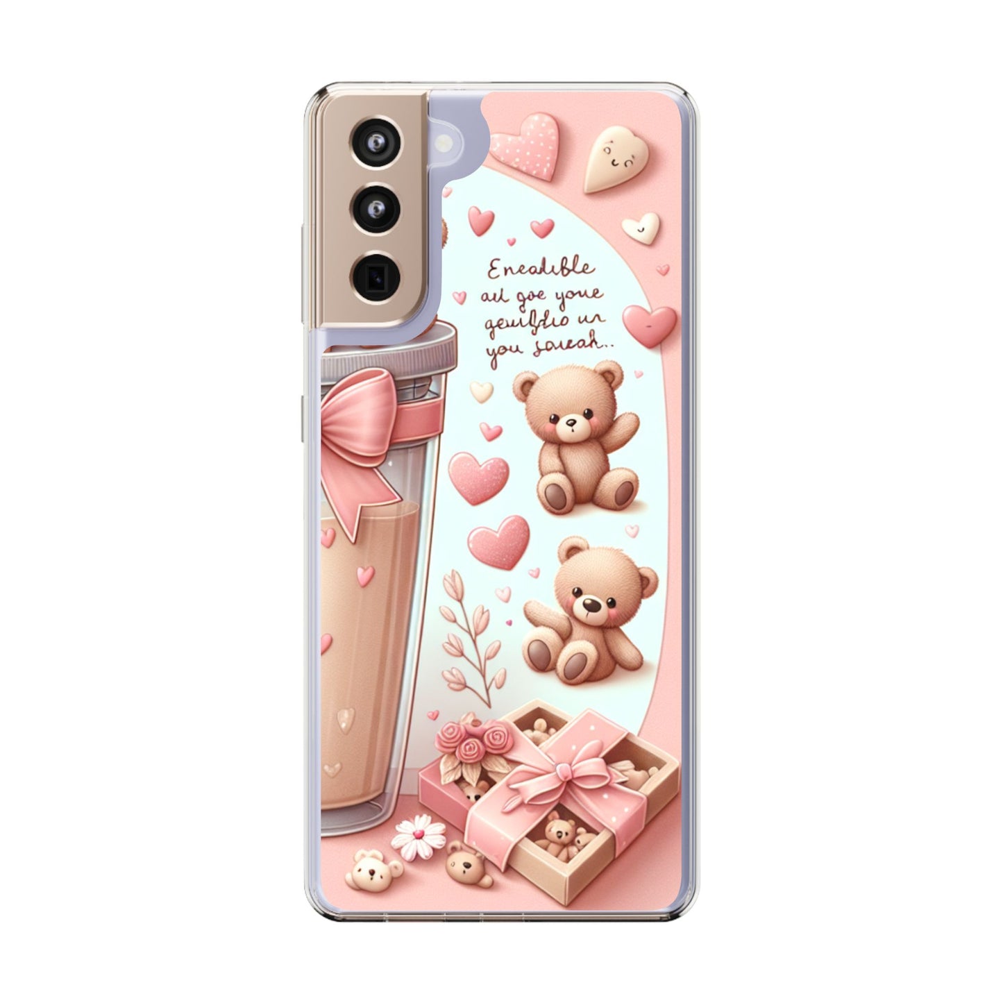 Phone Case - Cute Teddy Bear Design