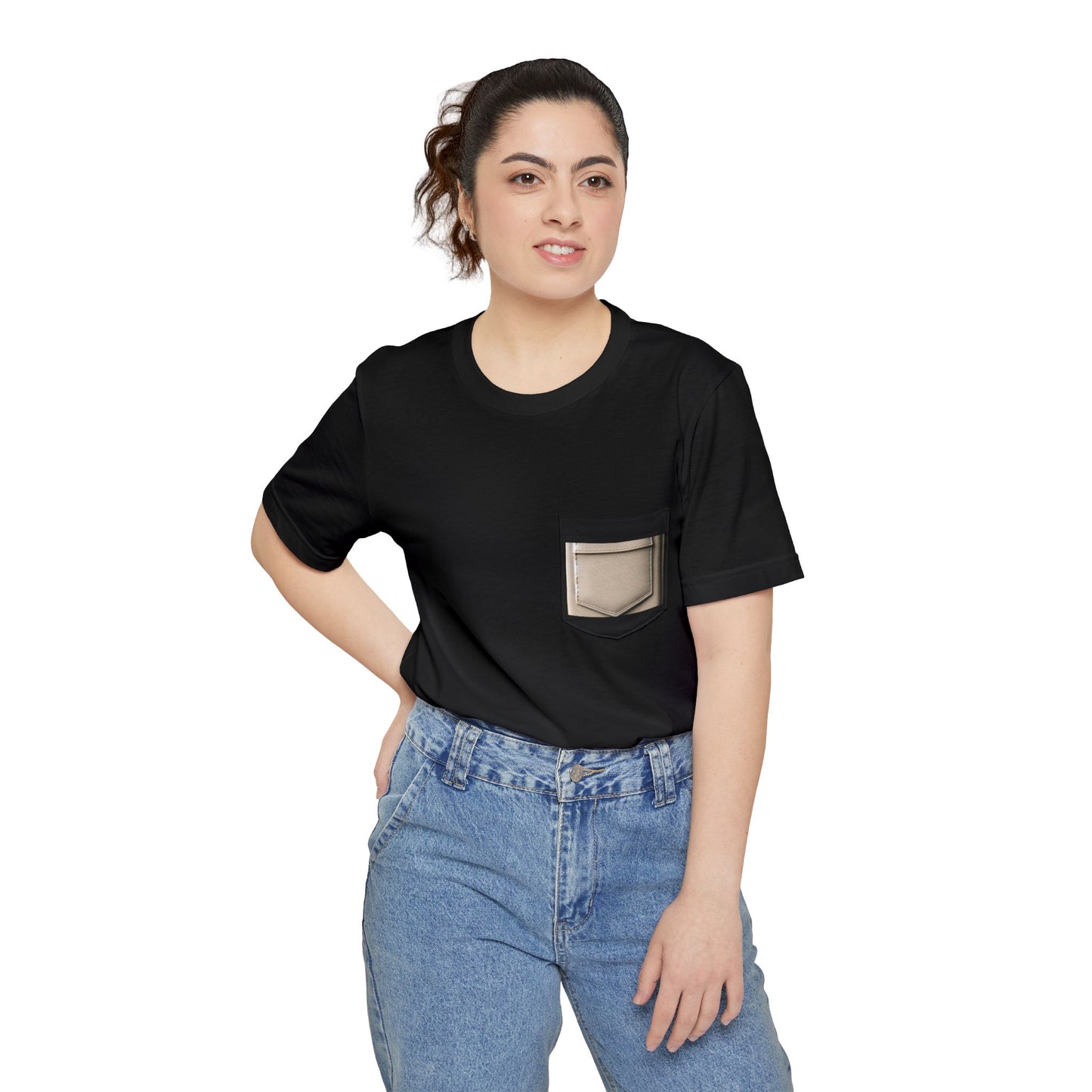 Casual Pocket T-Shirt for Everyday Wear, Unisex Summer Tee, Stylish Gift for Him/Her, Perfect for Festivals & Vacations, Minimalist Design