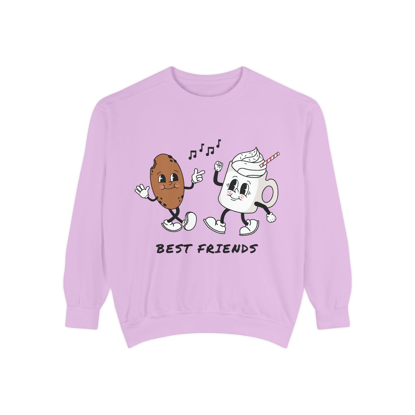 Best Friends Unisex Sweatshirt, Cozy Gift for Pet Lovers, Cute Friendship Sweatshirt, Comfortable Crewneck, Casual Outfit