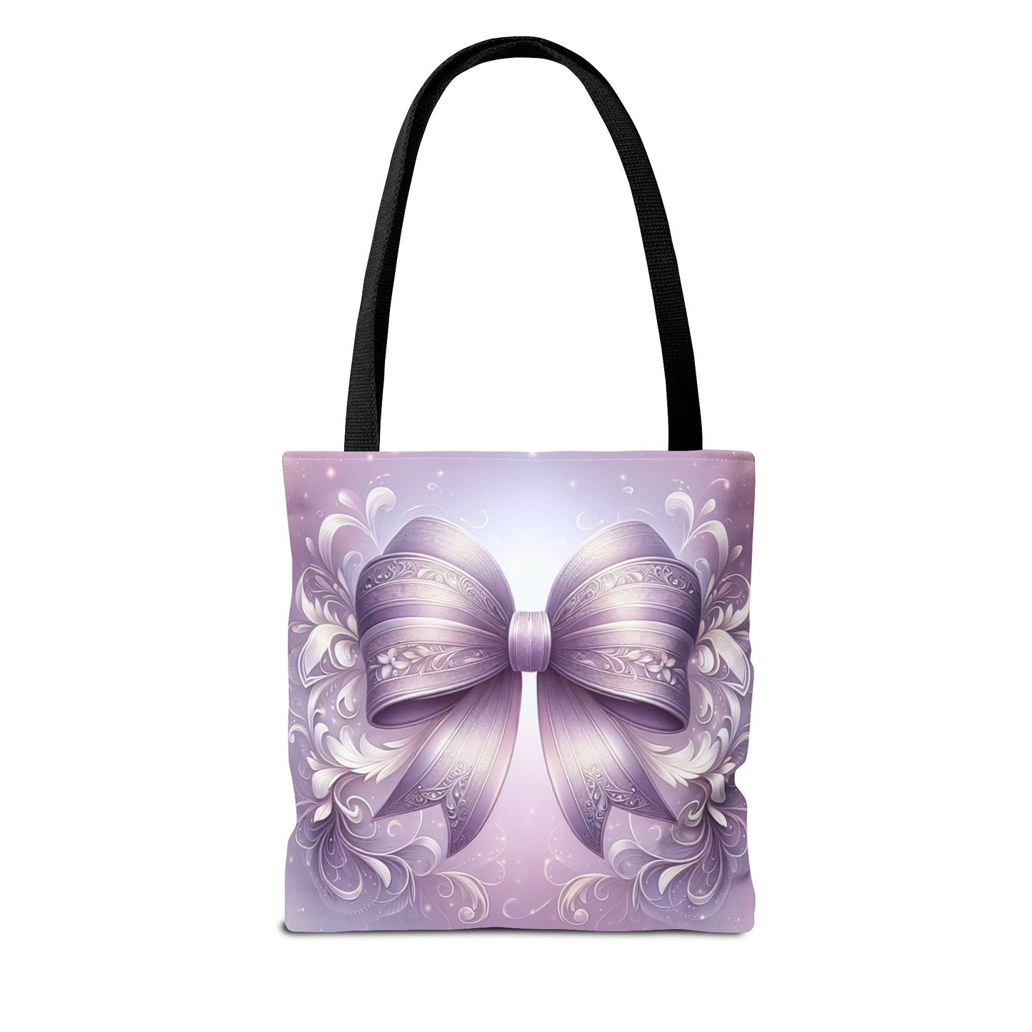 Purple Bow Tote Bag