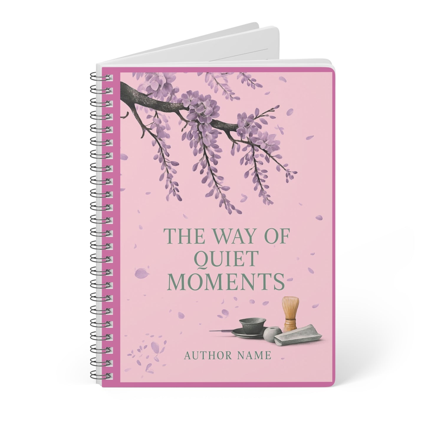 Journal - Descent Book Cover Design, A5 Softcover Notebook