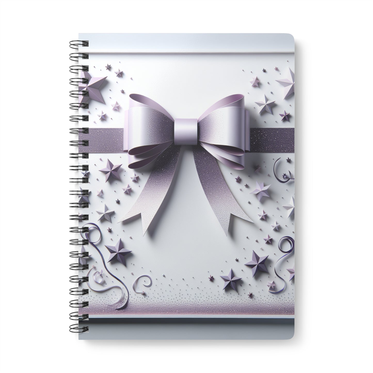 Notebook Journal - Elegant Bow Softcover A5 Gift Notebook