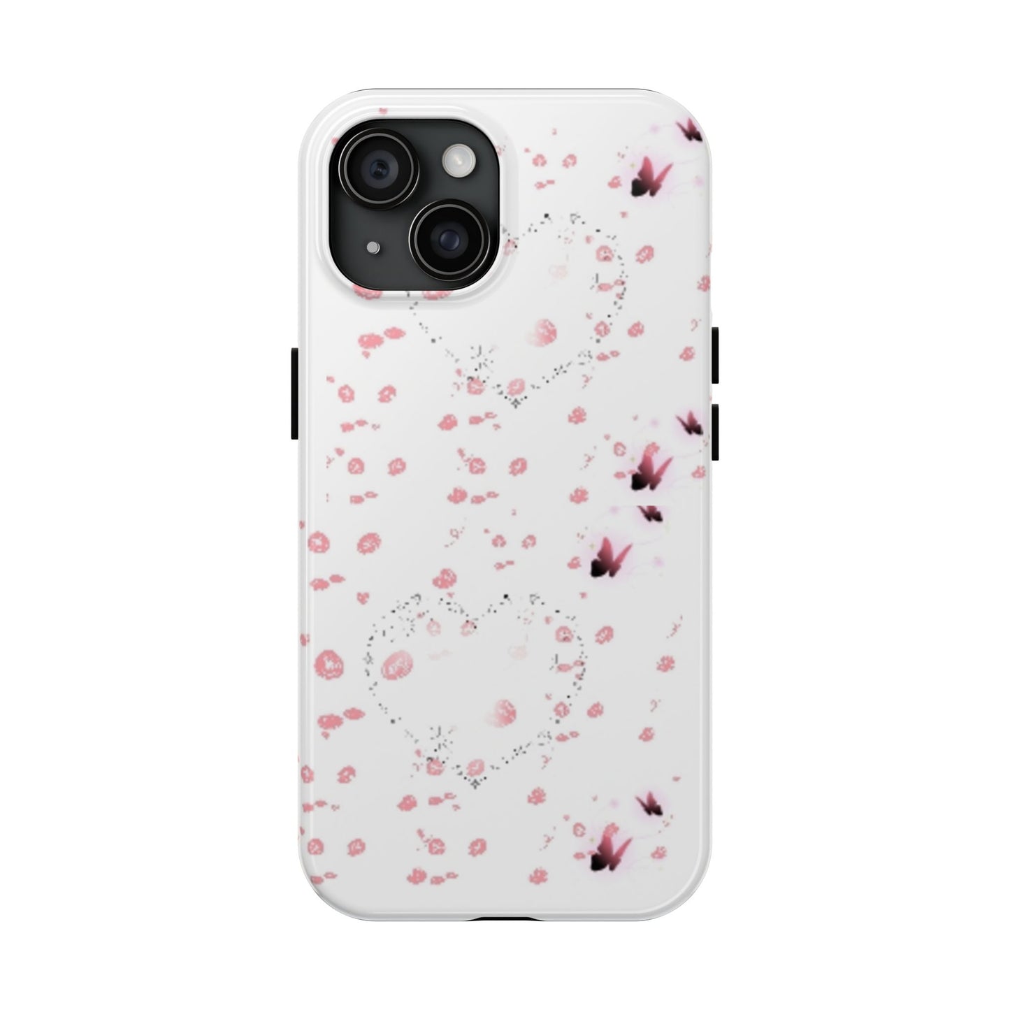 Floral Tough Phone Case - Stylish Protection for Your Device, Trendy Case, Gift Idea, Floral Design, Cute Phone Cover