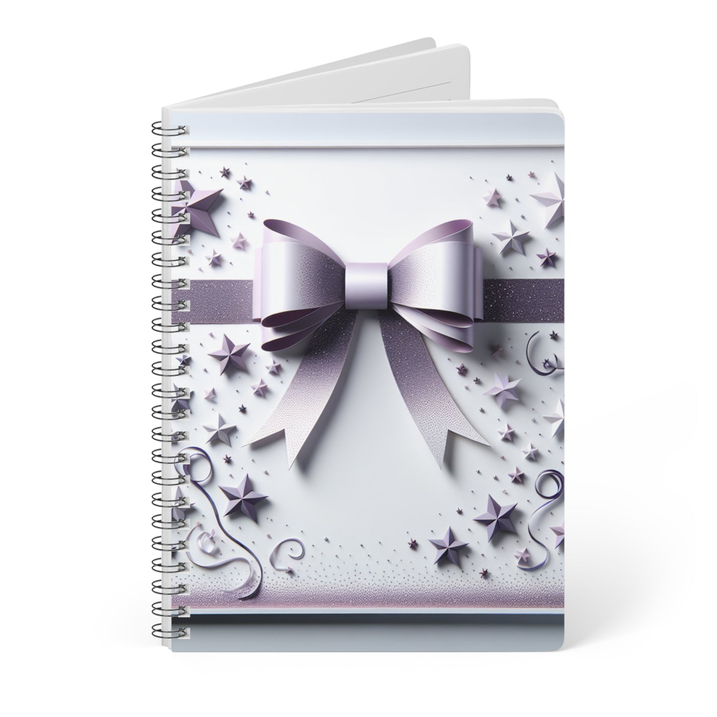 Notebook Journal - Elegant Bow Softcover A5 Gift Notebook