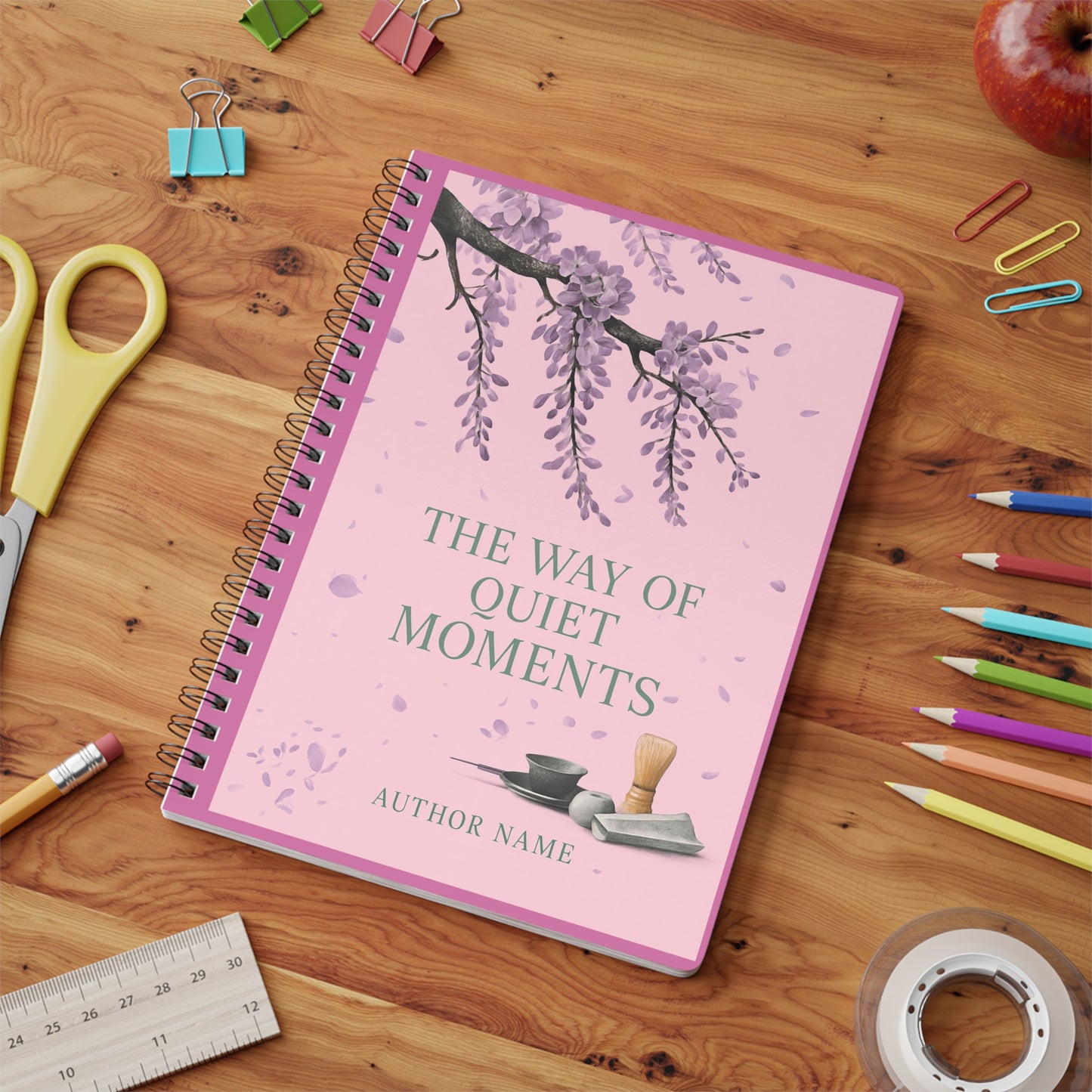 Journal - Descent Book Cover Design, A5 Softcover Notebook