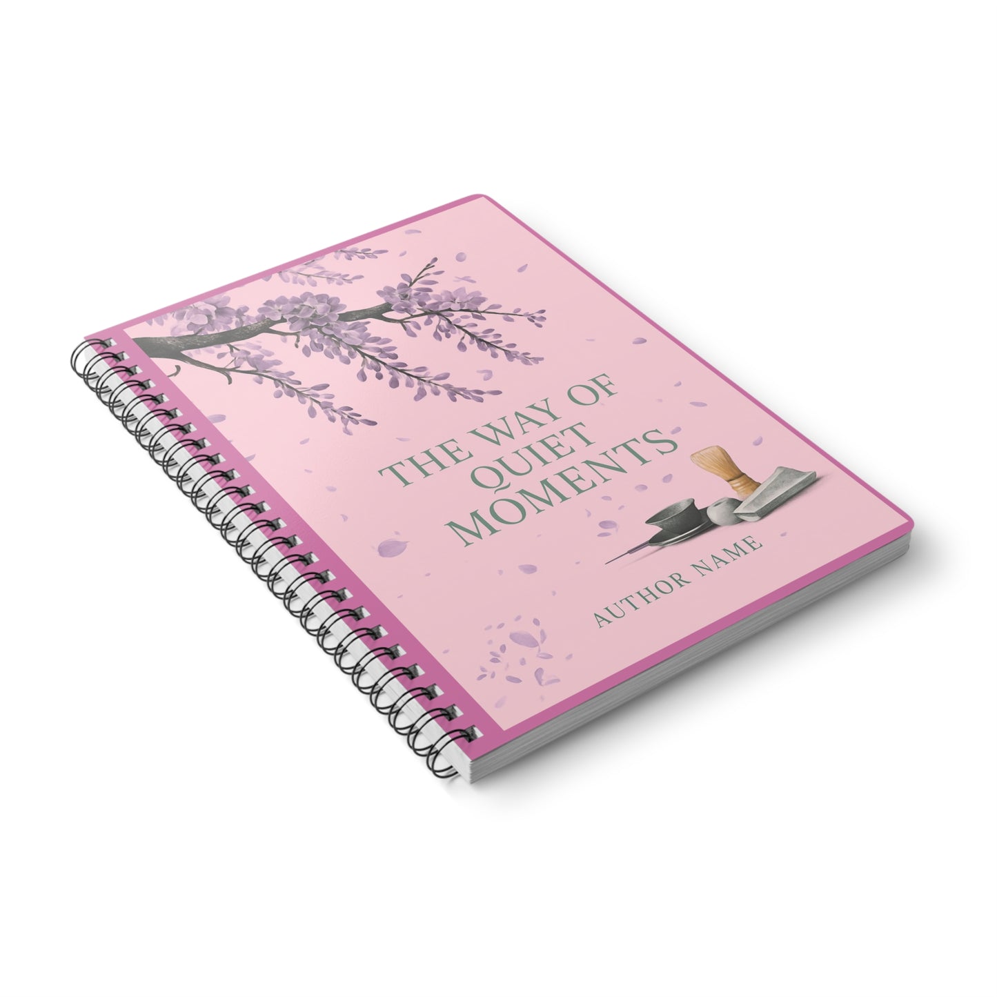 Journal - Descent Book Cover Design, A5 Softcover Notebook