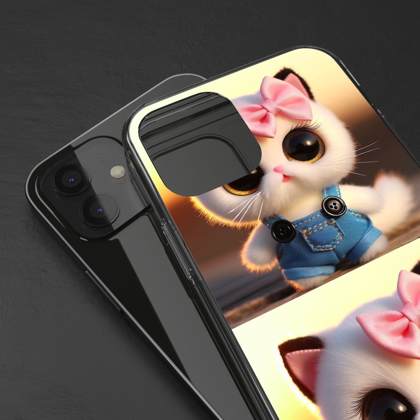 Phone Case - Cute Kitten Design
