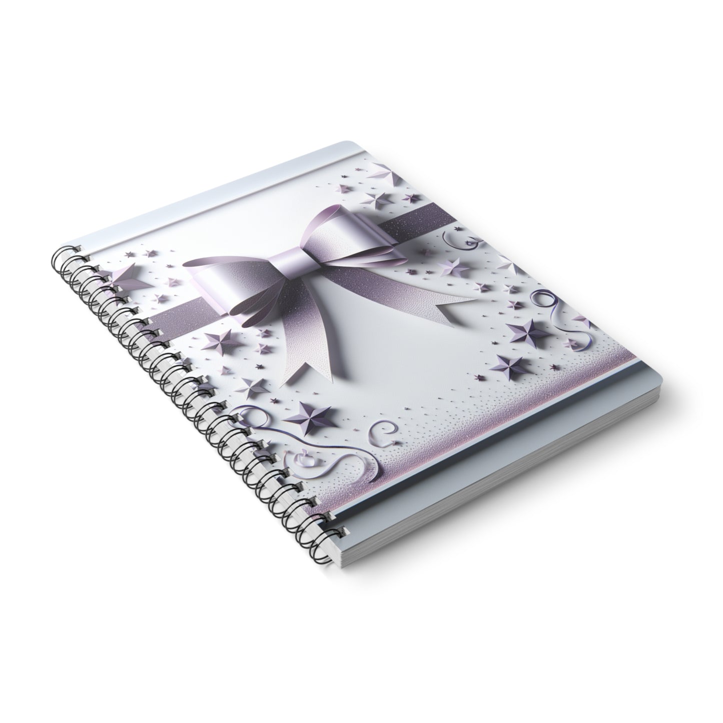Notebook Journal - Elegant Bow Softcover A5 Gift Notebook