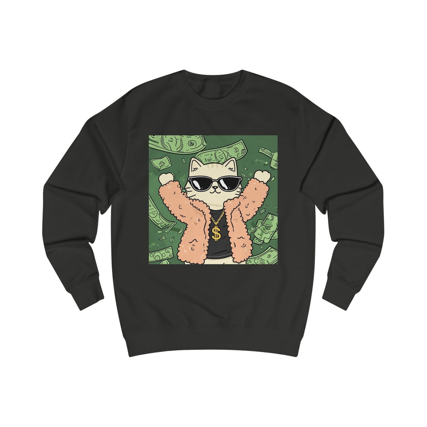 Cool Cat Money Vibes Sweatshirt