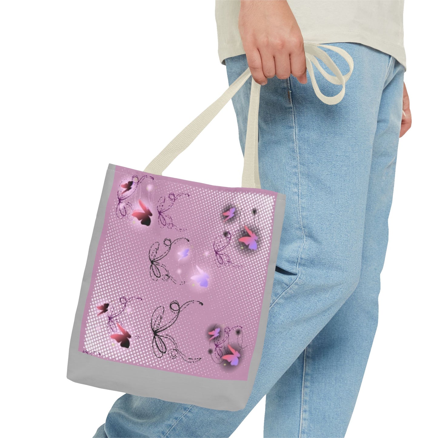 Pink Tote Bag - Beautyfull Pink Bag Design