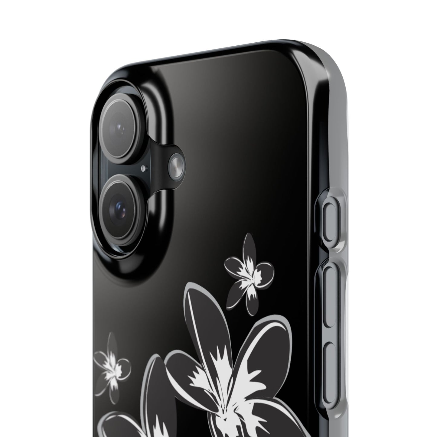 Butterfly Floral Slim Phone Case, Elegant Phone Cover, Gift for Nature Lovers, Floral Design Case, Mother's Day Gift