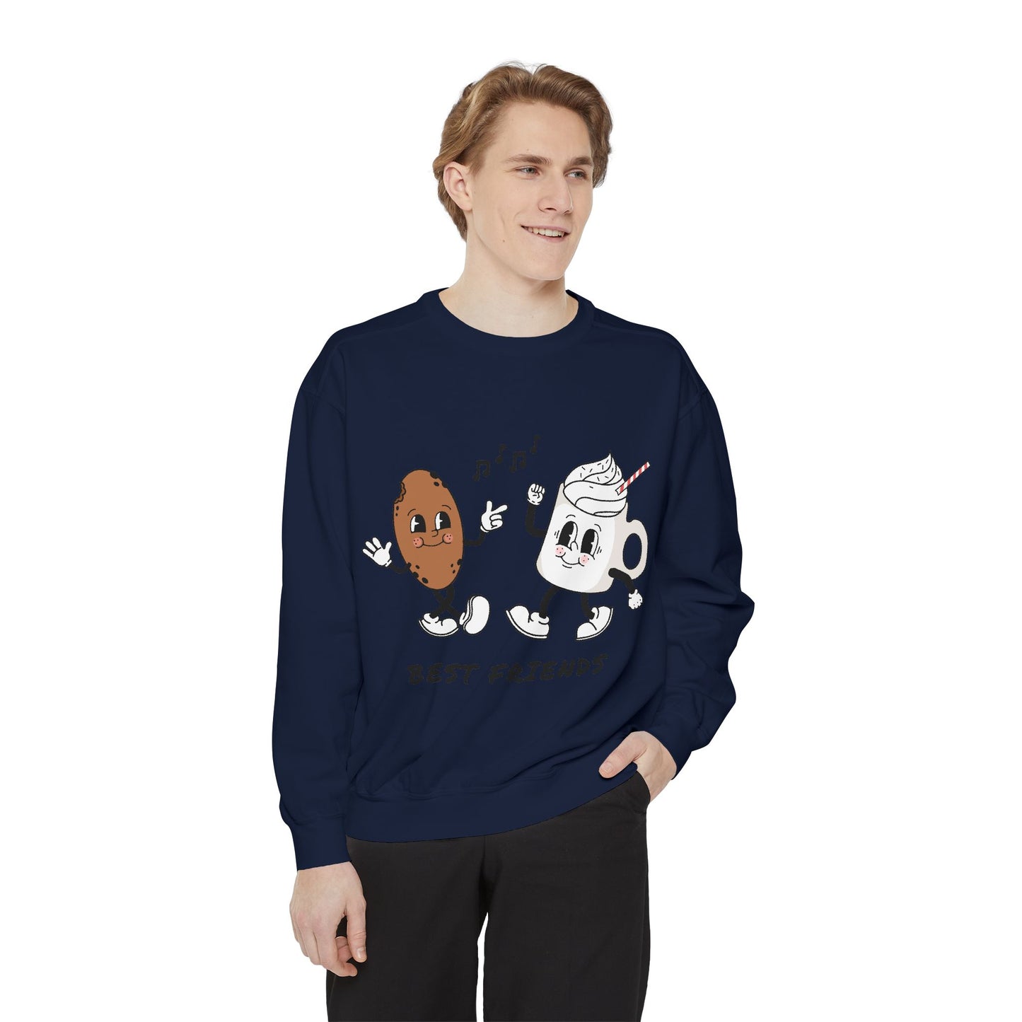 Best Friends Unisex Sweatshirt, Cozy Gift for Pet Lovers, Cute Friendship Sweatshirt, Comfortable Crewneck, Casual Outfit