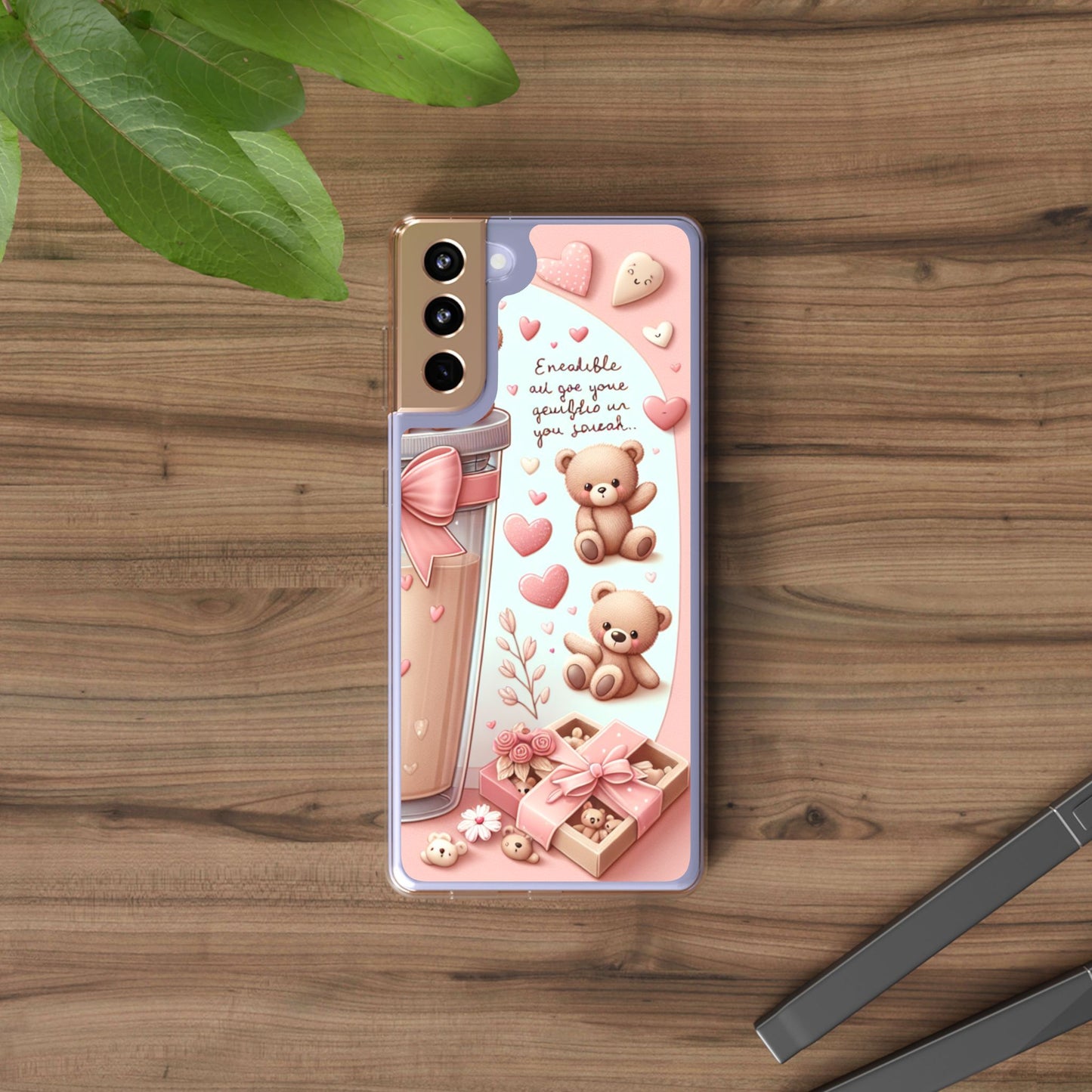 Phone Case - Cute Teddy Bear Design