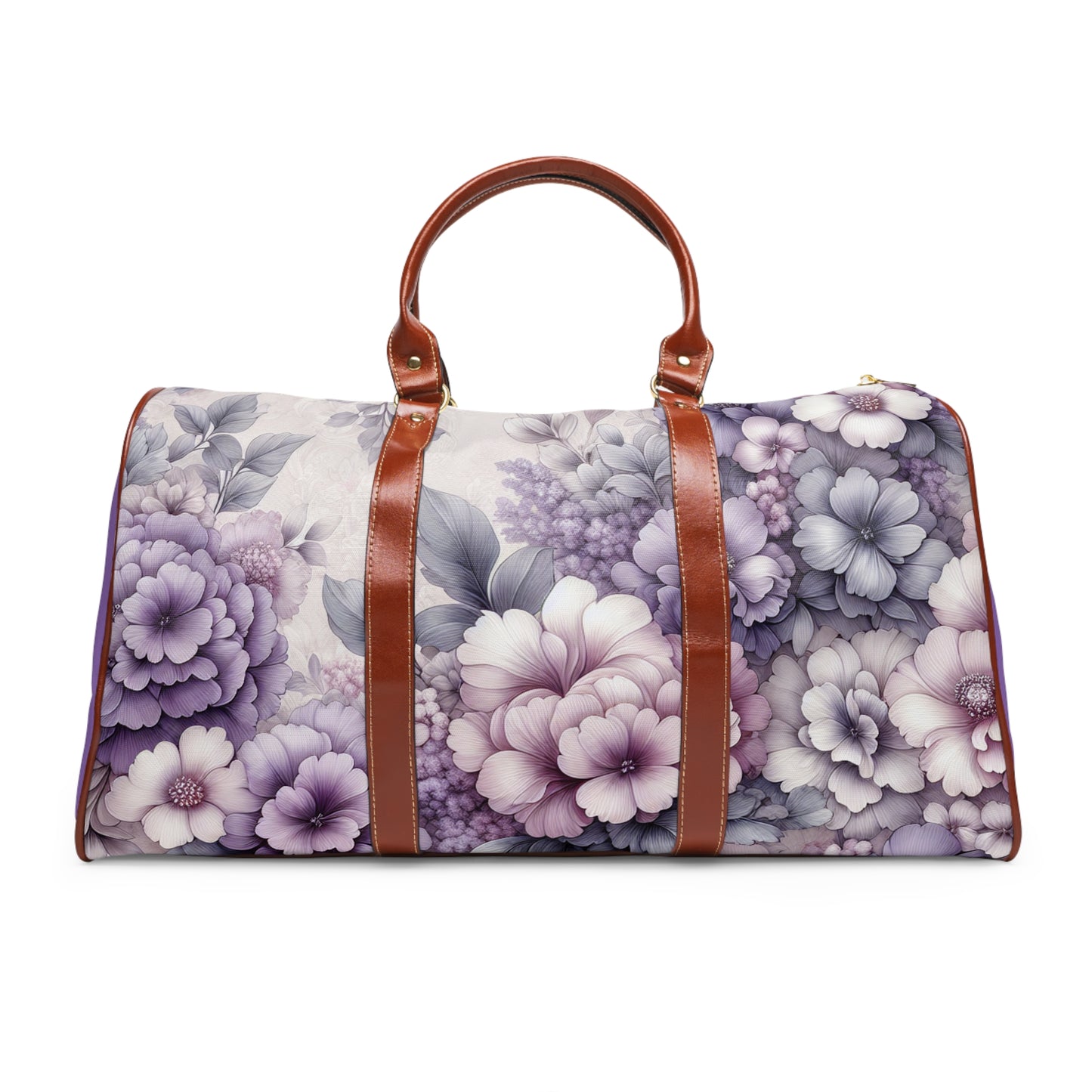 Floral Waterproof Travel Bag, Stylish Weekender Bag, Lightweight Luggage, Perfect for Getaways, Gym, Gifts for Travelers, Overnight Use