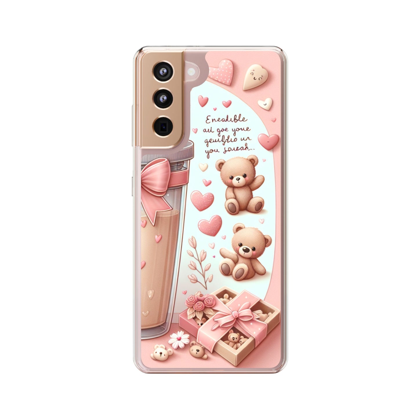 Phone Case - Cute Teddy Bear Design