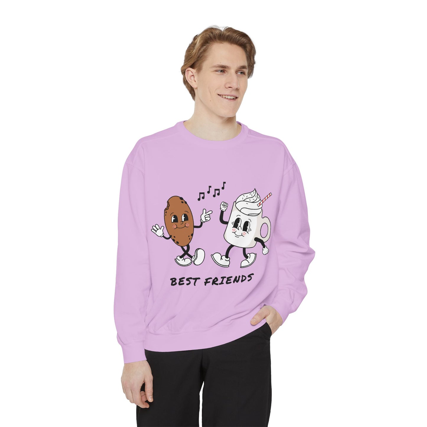 Best Friends Unisex Sweatshirt, Cozy Gift for Pet Lovers, Cute Friendship Sweatshirt, Comfortable Crewneck, Casual Outfit
