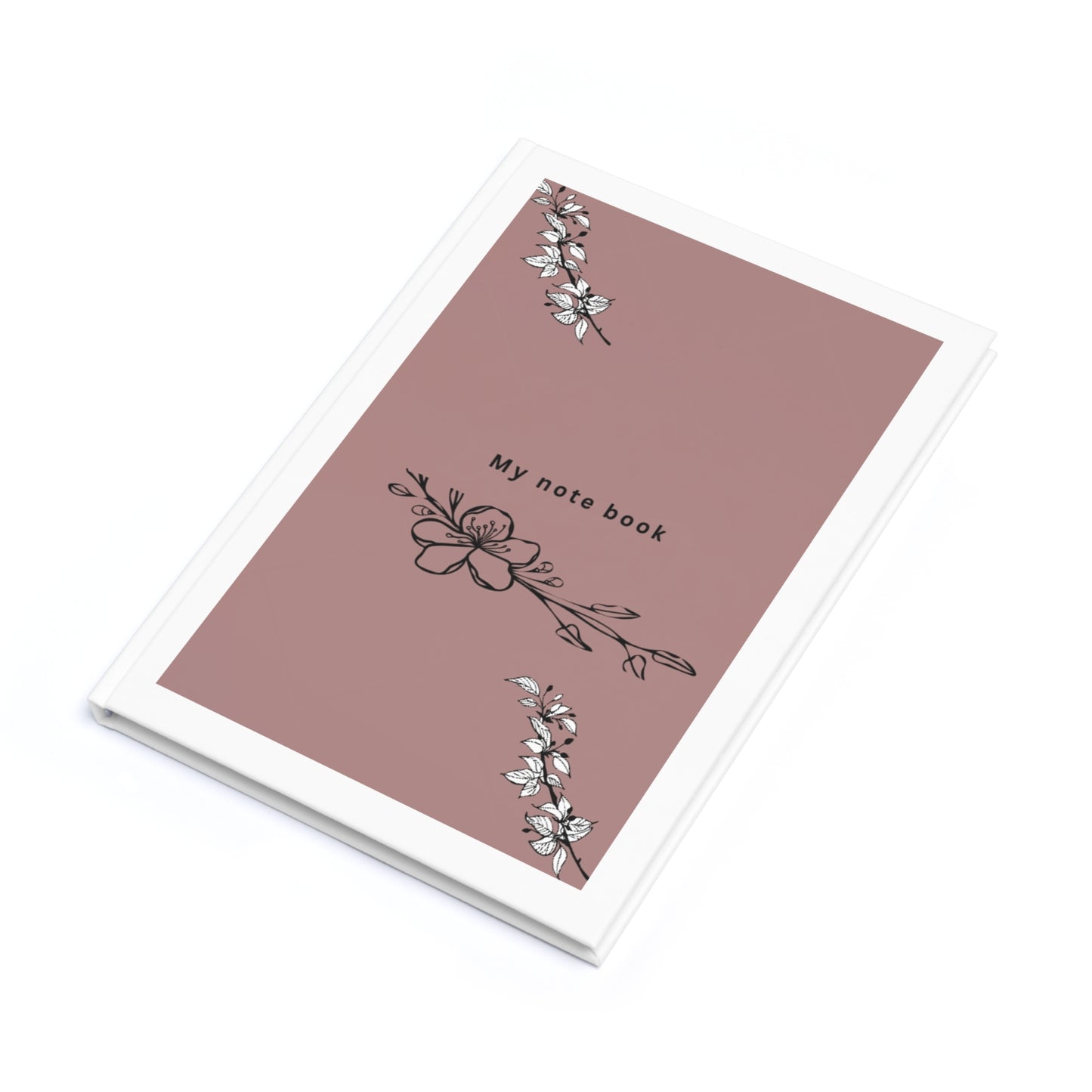 Floral Hardcover Journal | Elegant Note Book for Writers, Students, Gifts, Planning, Self-Reflection