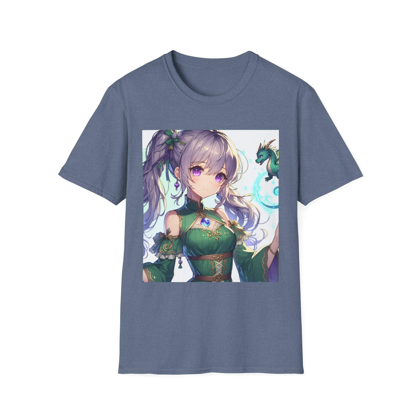 Anime Girl T-Shirt – Softstyle Japanese Graphic Tee for Otaku & Anime Fans