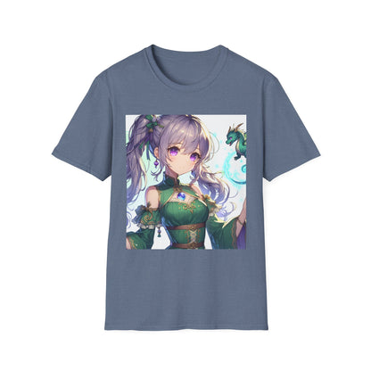 Anime Girl T-Shirt – Softstyle Japanese Graphic Tee for Otaku & Anime Fans