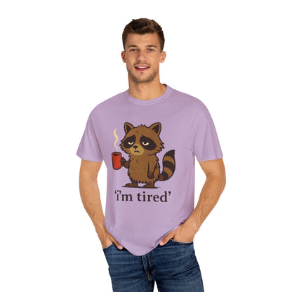 Cat T-shirt Simple Design - Unisex Garment-Dyed