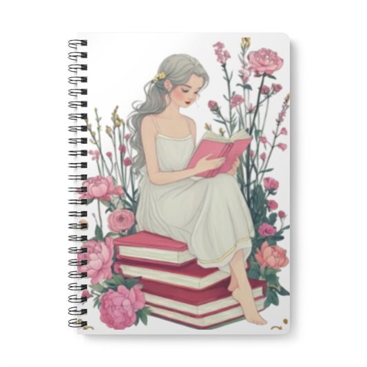 Notebook - Fairy Tale Book Cover, A5 Wirobound Softcover