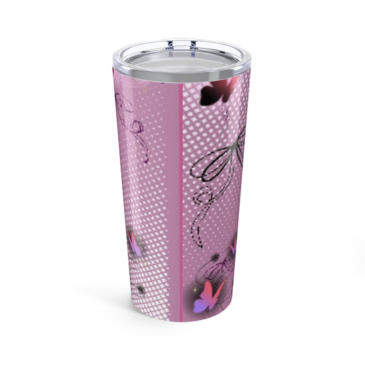 Pink Bow Tumbler 20oz - Trending Design