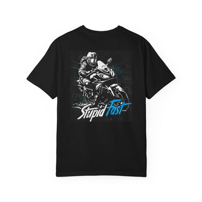 Stupid Fast Motorcycle T-Shirt, Unisex Tee for Bike Lovers, Perfect Gift for Riders, Casual Wear, Motorcycle Racing Apparel