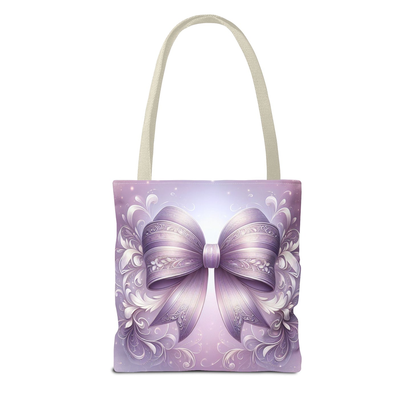 Purple Bow Tote Bag