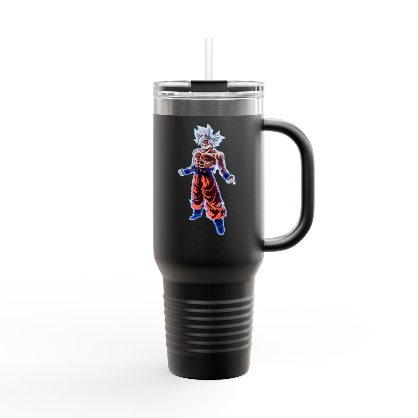 Goku Ultra Instinct Travel Mug – Anime Coffee Thermos | Saiyan MUI Stainless Steel Mug for Dragon Ball Fans