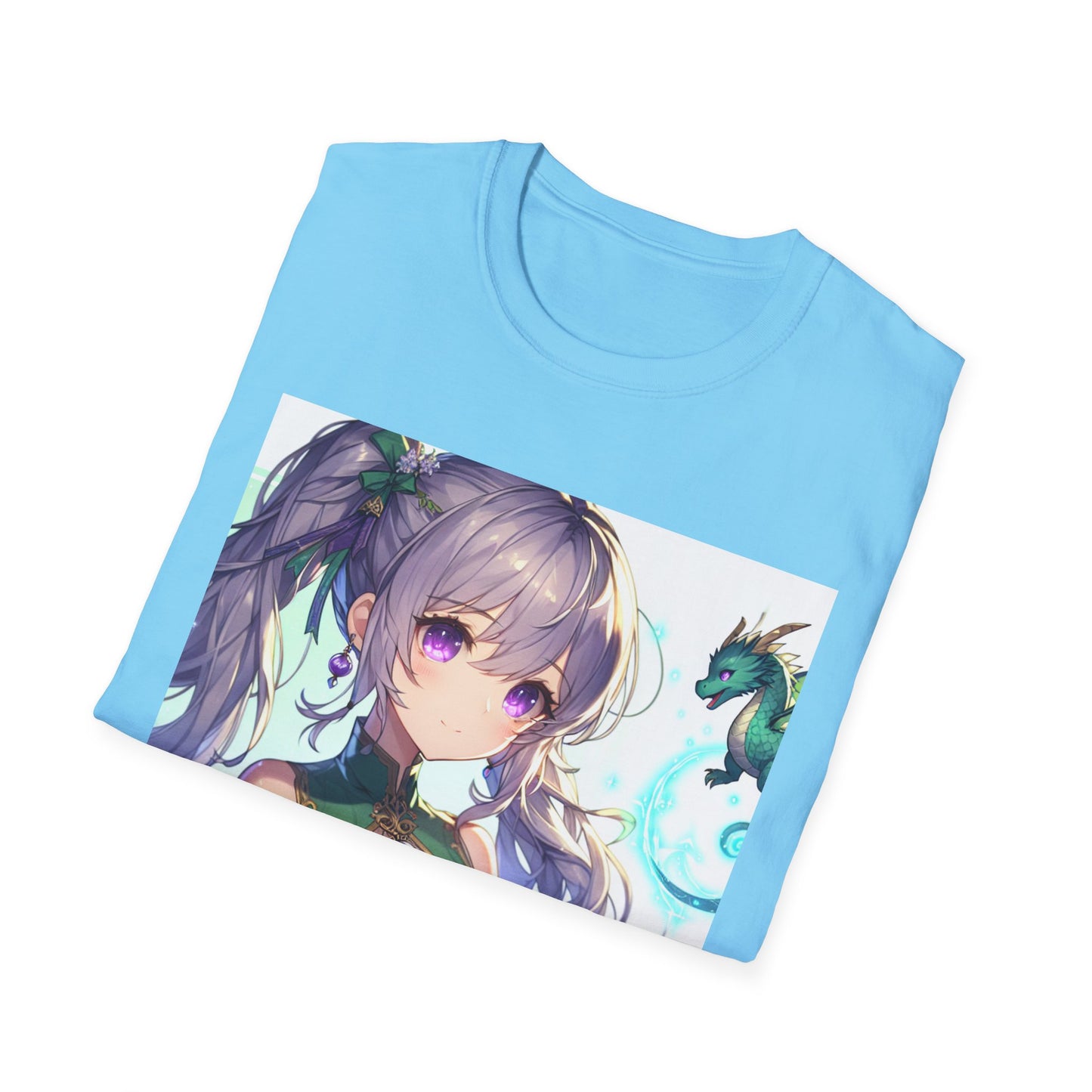 Anime Girl T-Shirt – Softstyle Japanese Graphic Tee for Otaku & Anime Fans