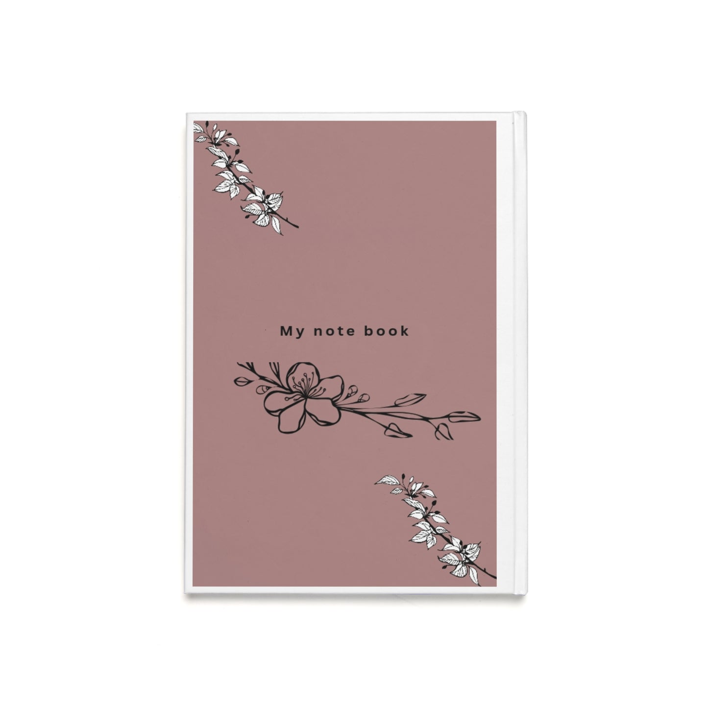 Floral Hardcover Journal | Elegant Note Book for Writers, Students, Gifts, Planning, Self-Reflection