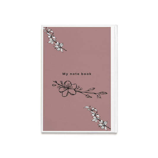 Floral Hardcover Journal | Elegant Note Book for Writers, Students, Gifts, Planning, Self-Reflection