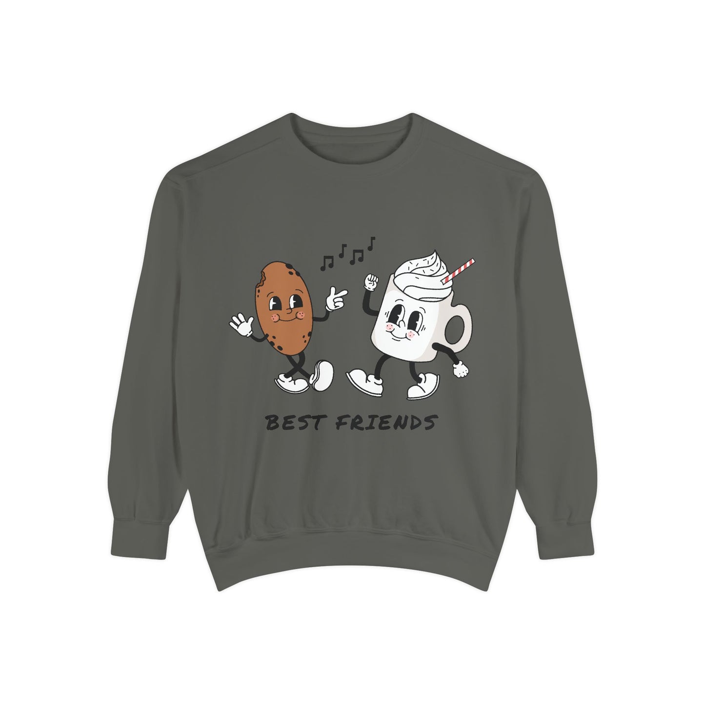 Best Friends Unisex Sweatshirt, Cozy Gift for Pet Lovers, Cute Friendship Sweatshirt, Comfortable Crewneck, Casual Outfit