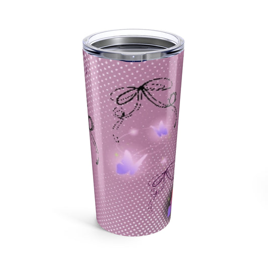 Pink Bow Tumbler 20oz - Trending Design
