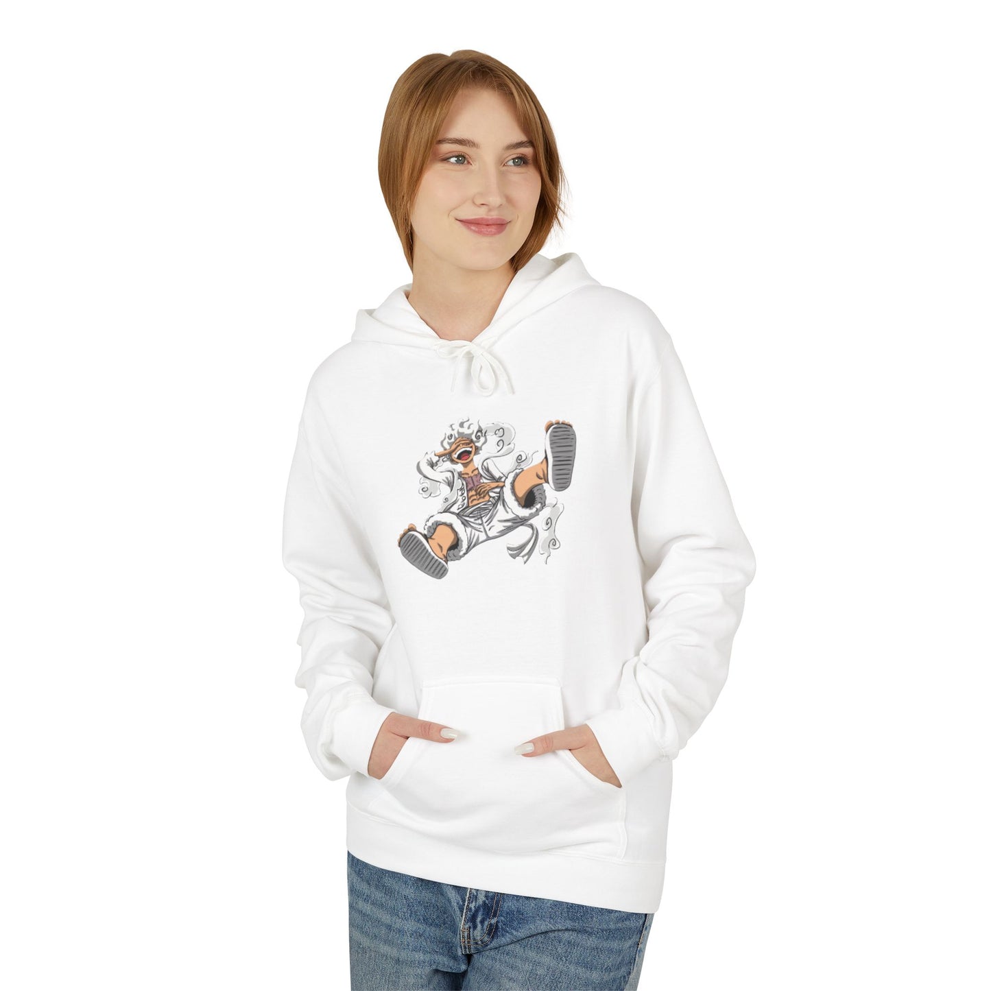 One Piece Luffy Gear 5 Hoodie – Anime Graphic Hoodie for Otaku & One Piece Fans | Unisex Streetwear