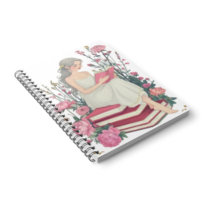 Notebook - Fairy Tale Book Cover, A5 Wirobound Softcover