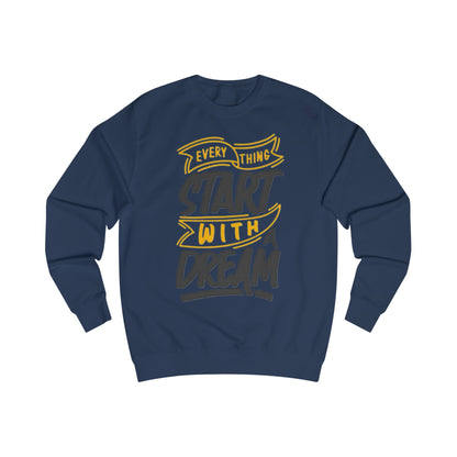 Minimalist Inspirational Sweatshirt – Motivational Quote Pullover for Women & Men | Cozy Casual Hoodie Style