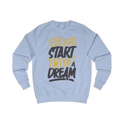 Minimalist Inspirational Sweatshirt – Motivational Quote Pullover for Women & Men | Cozy Casual Hoodie Style