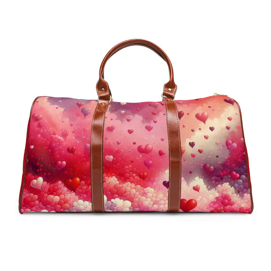 Travel Bag - Romantic Hearts Waterproof