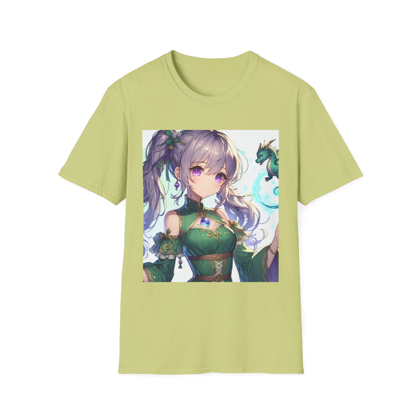 Anime Girl T-Shirt – Softstyle Japanese Graphic Tee for Otaku & Anime Fans