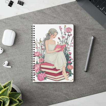 Notebook - Fairy Tale Book Cover, A5 Wirobound Softcover