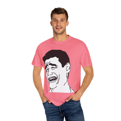 Laughing Man Meme T-Shirt – Funny Unisex Internet Graphic Tee for Meme Lovers & Trendy Streetwear Fans