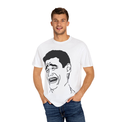 Laughing Man Meme T-Shirt – Funny Unisex Internet Graphic Tee for Meme Lovers & Trendy Streetwear Fans