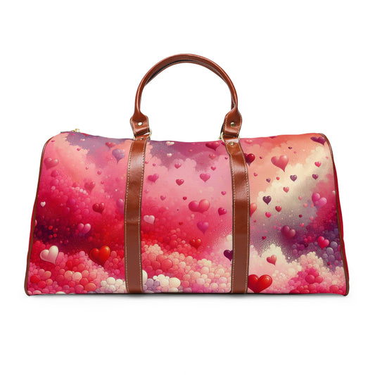 Travel Bag - Romantic Hearts Waterproof