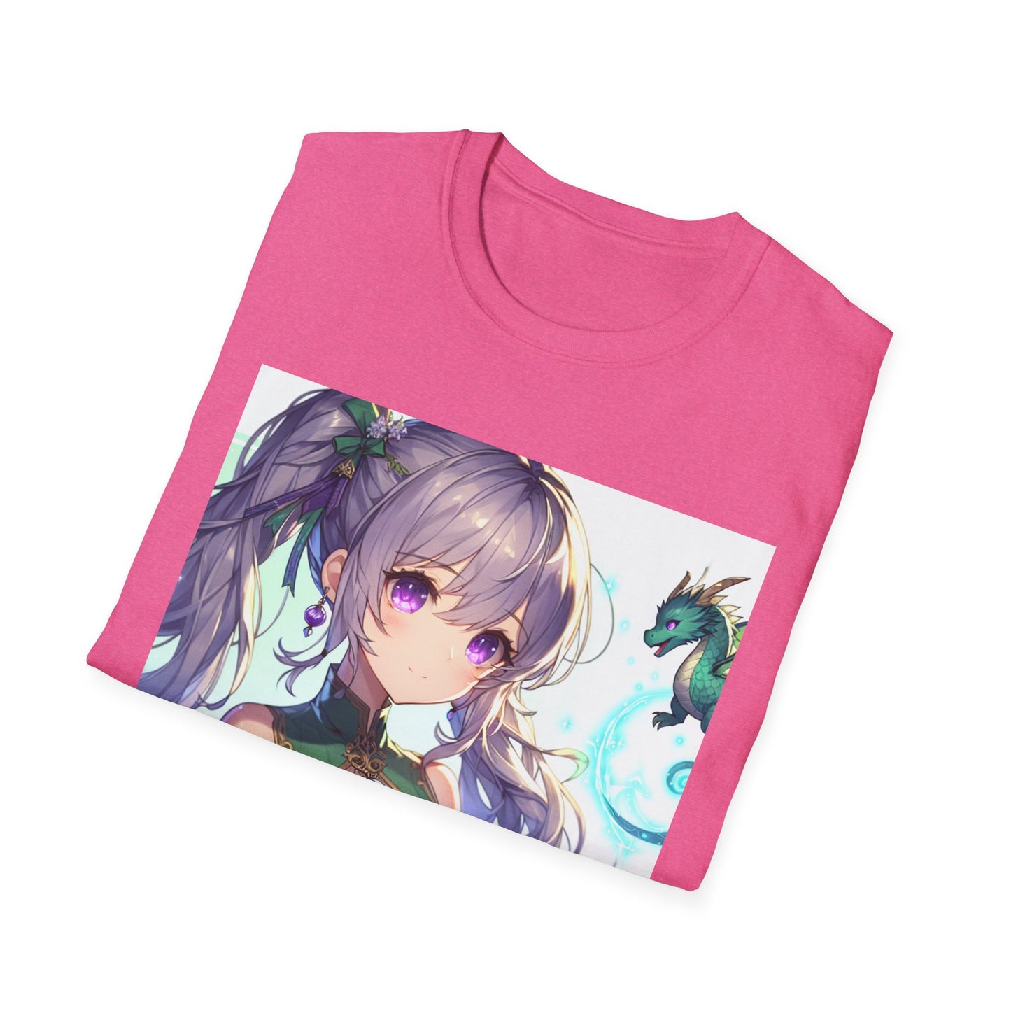 Anime Girl T-Shirt – Softstyle Japanese Graphic Tee for Otaku & Anime Fans
