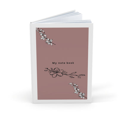 Floral Hardcover Journal | Elegant Note Book for Writers, Students, Gifts, Planning, Self-Reflection