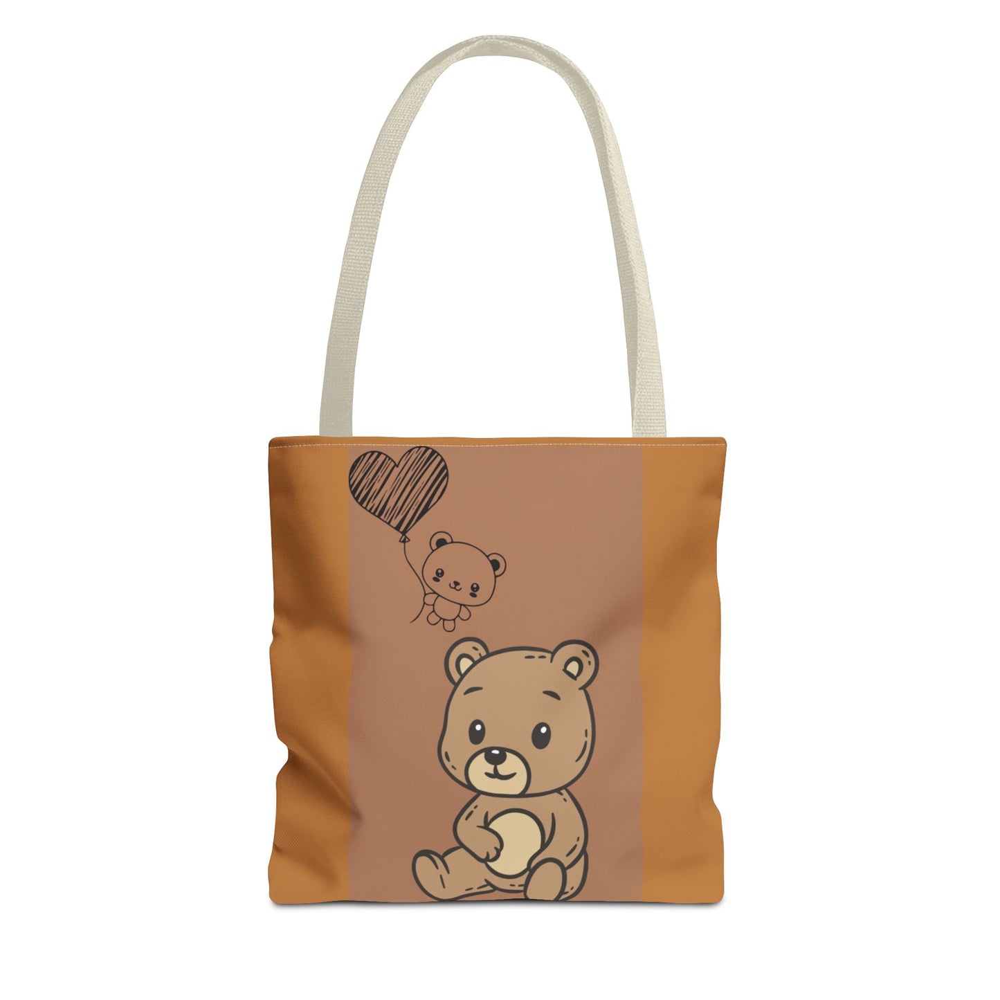 Cute Bear Tote Bag, Adorable Animal Shopper, Birthday Gift, Eco-Friendly Tote, Fun Festival Bag, Casual Everyday Use