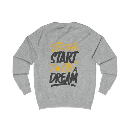 Minimalist Inspirational Sweatshirt – Motivational Quote Pullover for Women & Men | Cozy Casual Hoodie Style