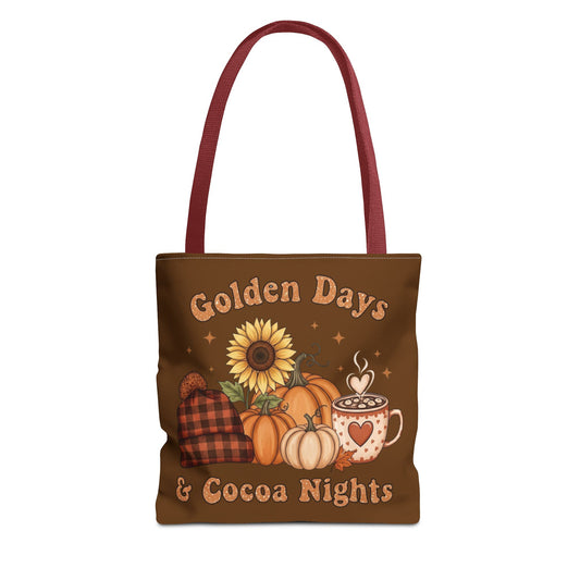 Fall Tote Bag - Cozzy Fall Design