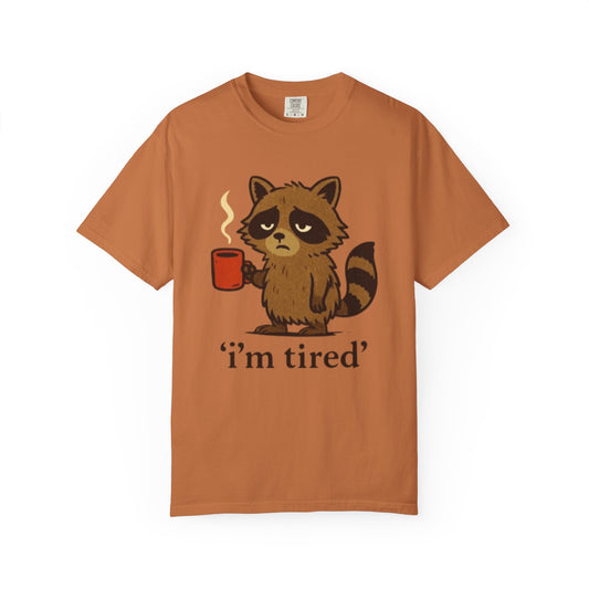 Cat T-shirt Simple Design - Unisex Garment-Dyed